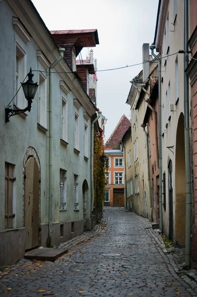 Leere skandinavische Straße — Stockfoto