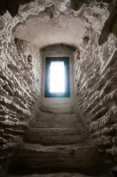 Fönster i slottet — Stockfoto
