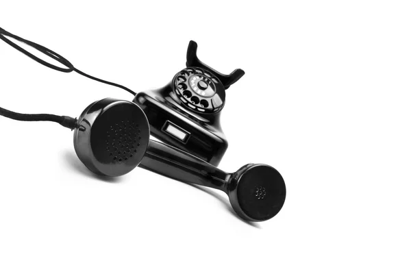 Schwarzes Telefon — Stok fotoğraf