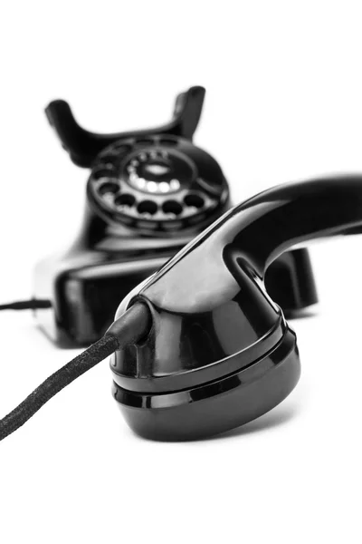 Schwarzes Telefon — Stock Photo, Image