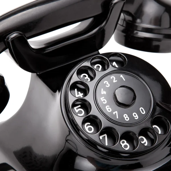 Schwarzes Telefon — Stock fotografie