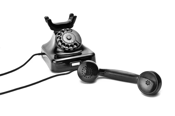 Schwarzes Telefón — Foto de Stock