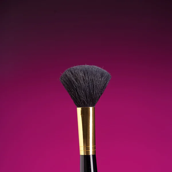 Pinsel puder manikür kosmetikerin make up schminken — Stok fotoğraf