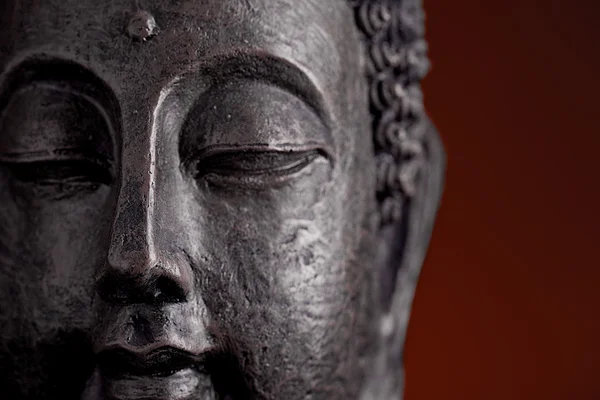 Buddha Kopf Religion meditation mönch feng shui skulptur — Stock Photo, Image
