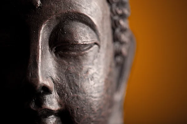 Buddha Kopf Religion meditation mönch feng shui skulptur — Zdjęcie stockowe