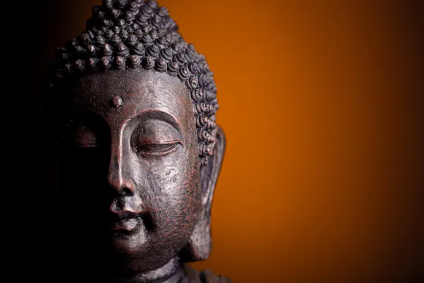 Buda Kopf Religión meditación mjalá nch feng shui skulptur —  Fotos de Stock