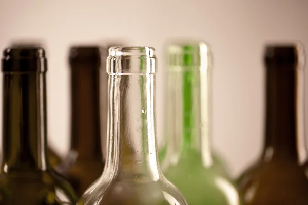 Flasche altglas pfand wein recycling getränk einwegflasche — Stock Photo, Image