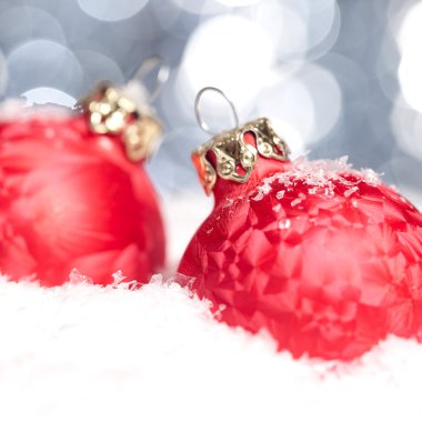 weihnachten schnee EIS bokeh kış kugel weihnachtsbaum