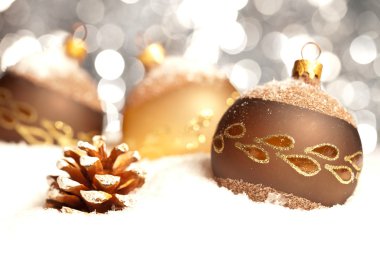 weihnachten schnee EIS tannenzapfen kış kugel weihnachtsbaum