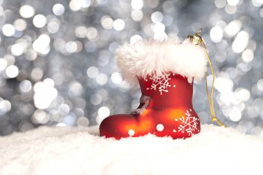 Weihnachten schnee stiefel winter nikolaus weihnachtsbaum clipart