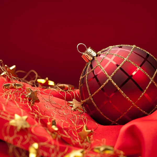 Weihnachten schnee eis seide tuch invierno kugel arbol de Navidad — Foto de Stock