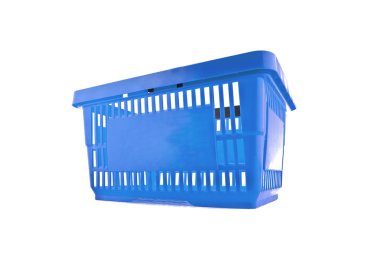 Warenkorb korb blau online shop einkaufen supermarkt