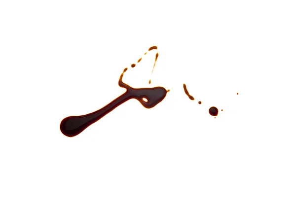 Schokolade flüssig sirup kunst — Stockfoto