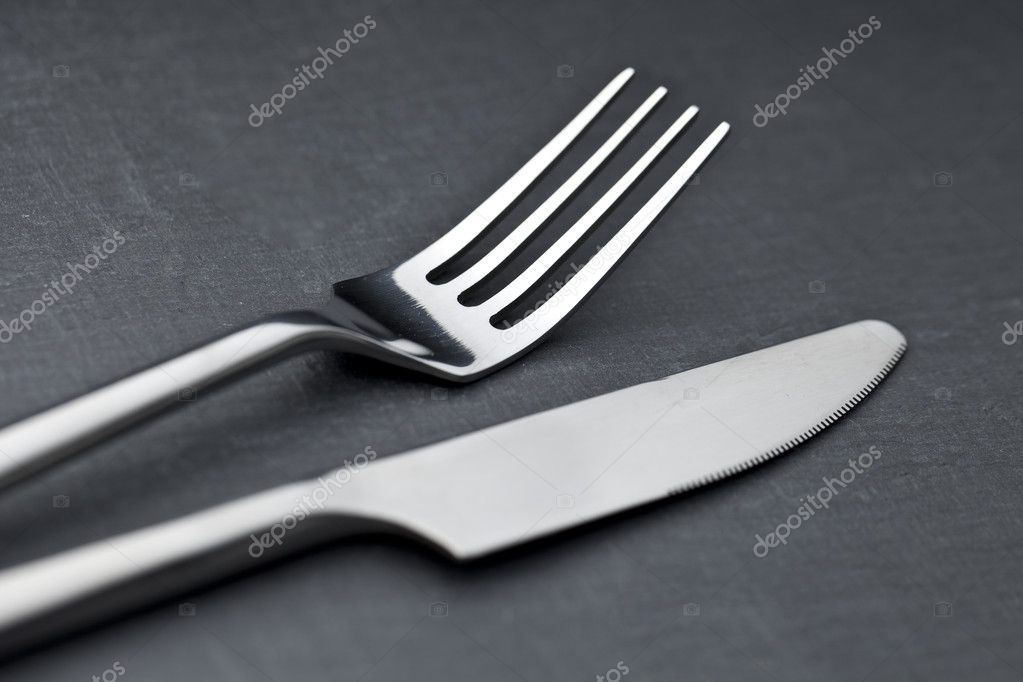 Besteck Gabel Messer Lofel Restaurant Silber Teller Kuche Gedeck Stock Photo C Rclassenlayouts