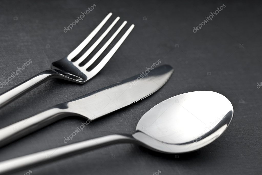 Besteck Gabel Messer Lofel Restaurant Silber Teller Kuche Gedeck Stock Photo C Rclassenlayouts