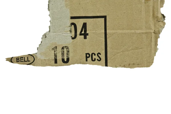 Papier Altpapier Zerreissen Paket Textur Zerknittert zerreissen — Stockfoto