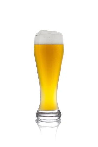 Weizenbierglas tropfen bier Oktoberfest Bayern Alkohol — Stock Photo, Image