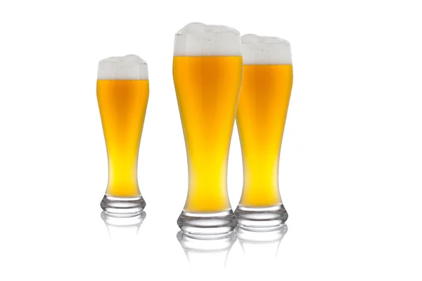 Weizenbierglas tropfen bier Oktoberfest Bayern Alkohol — Stock fotografie
