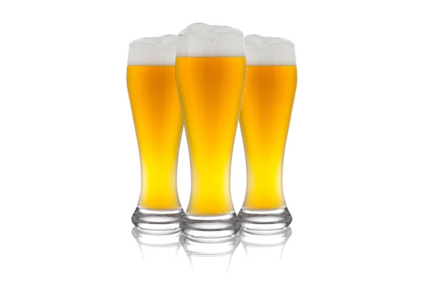 Weizenbierglas tropfen bier Oktoberfest Bayern Alkohol — Stockfoto