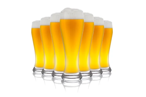 Weizenbierglas tropfen bier Oktoberfest Bayern Álcool — Fotografia de Stock