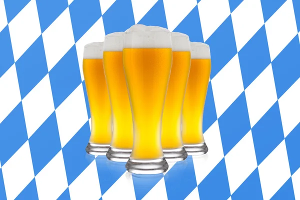 Weizenbierglas tropfen ビール オクトーバーフェスト バイエルン アルコール — ストック写真