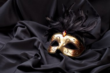Maske venedig kostüm party weihnachten sylvester karneval seide clipart