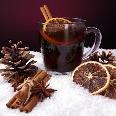 Wein glühwein weihnachtsmarkt advent Adventszeit zimt clipart