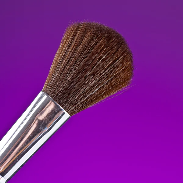 Pinsel puder palette kosmetikerin make up schminken — Stock Photo, Image
