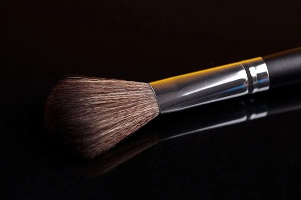 Pinsel puder paletta kosmetikerin alkotó schminken — Stock Fotó