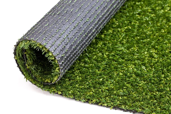 stock image Gras kunstrasen rasen fussball golf teppich textur wiese gerollt