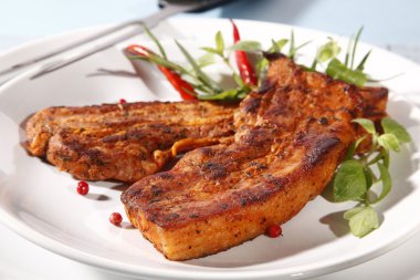 Kızarmış domuz pastırması