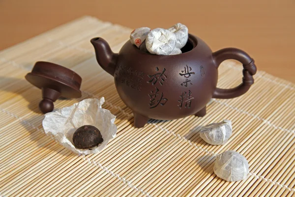 Herbata pu er — Zdjęcie stockowe