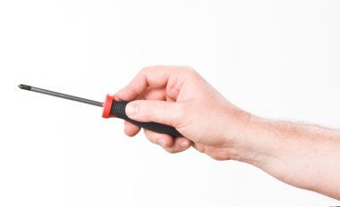 Philips tornavida ile el