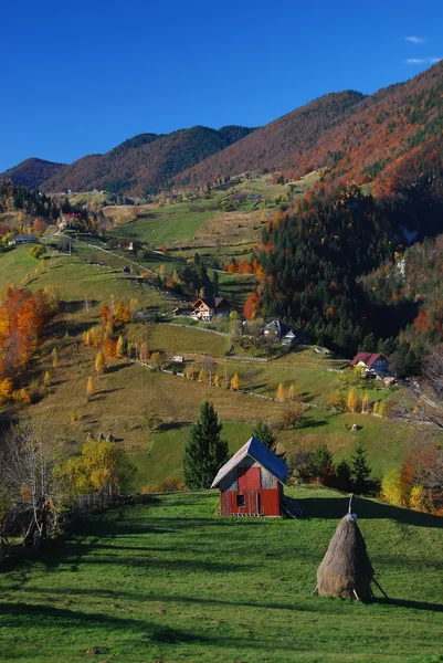 Jesień krajobraz, Rumunia — Zdjęcie stockowe