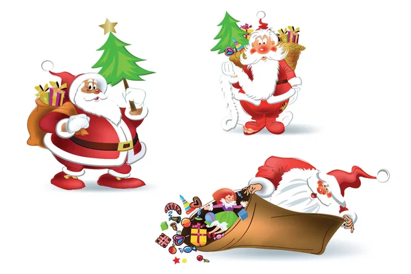 Santa Claus. Navidad y Año Nuevo — Vector de stock