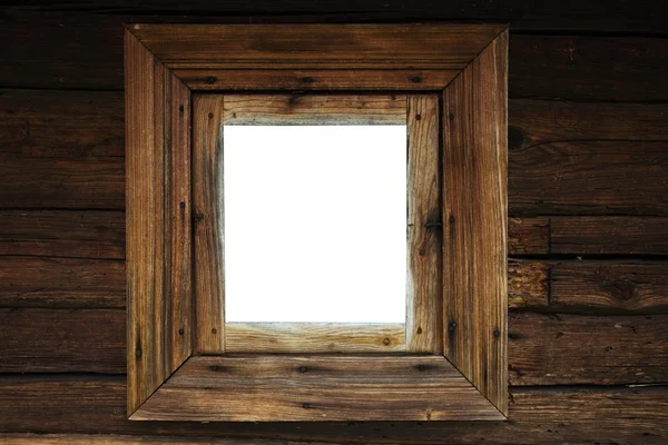 旧的窗口框架 — 图库照片