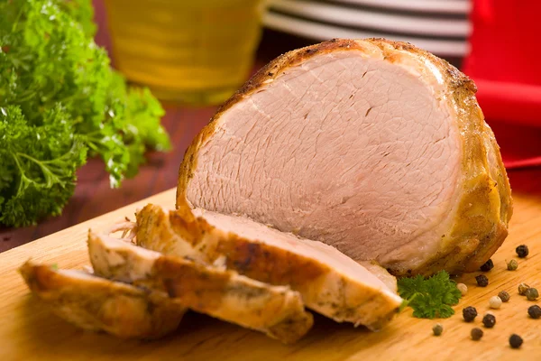 Baked pork ham — Stock Photo, Image