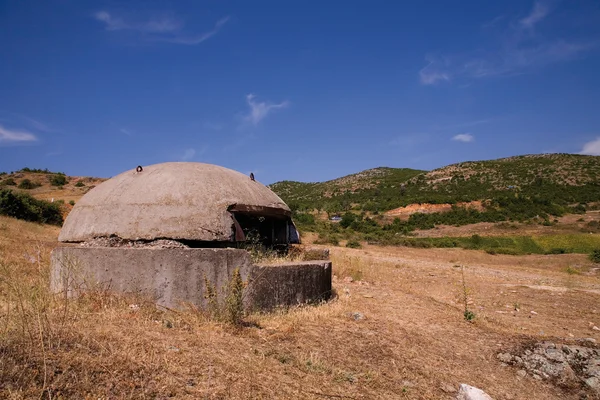 stock image The old bunker in Albania