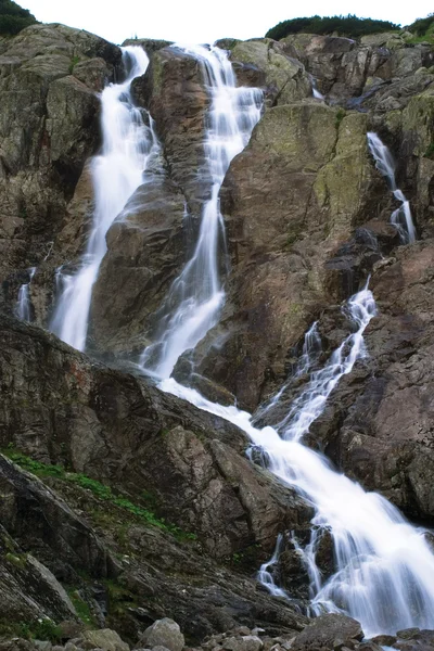 stock image Waterfall Siklawa in Tatra mountains