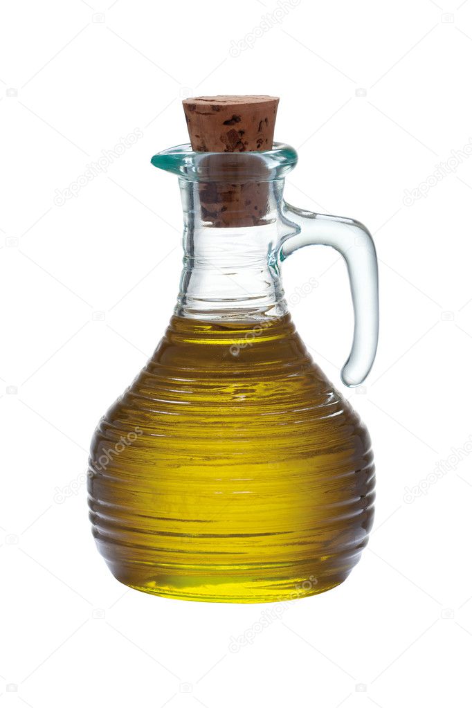 Bottle of virgin olive