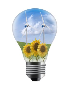 Lampadina Ecologica clipart