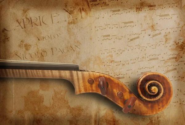 Винтажная скрипка — стоковое фото