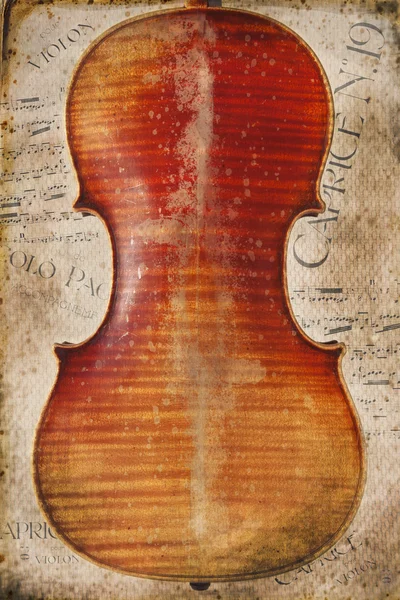 Старая скрипка — стоковое фото