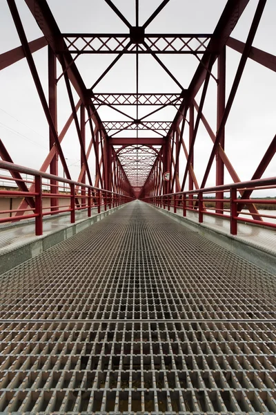 Red Iron Bridge — Stock Photo, Image