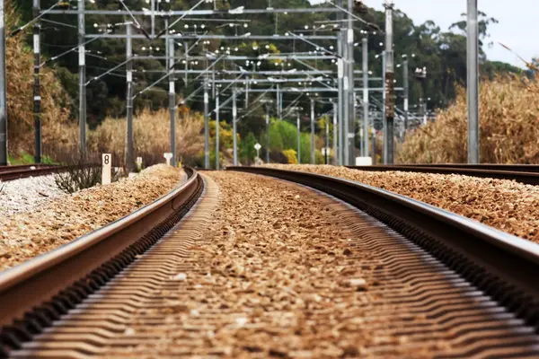 Linii kolejowej — Zdjęcie stockowe