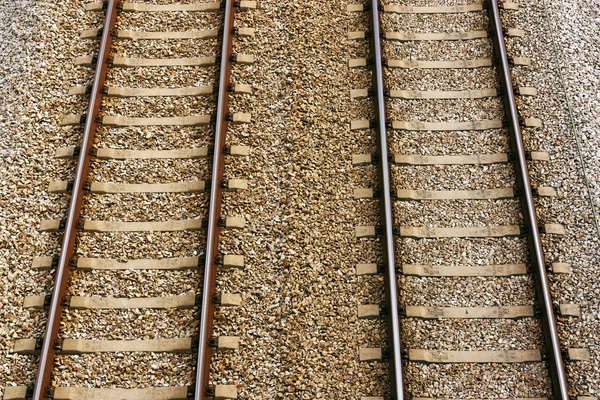Par de vías ferroviarias — Foto de Stock