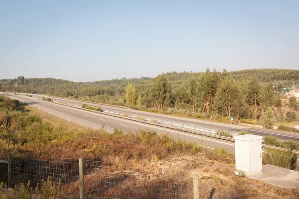 Autostrada collina — Foto Stock