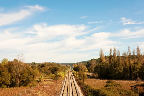 Järnväg landskap — Stockfoto