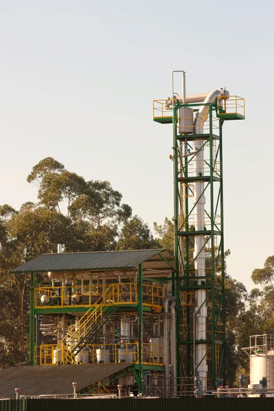 Refinería de combustible usada pequeña — Foto de Stock