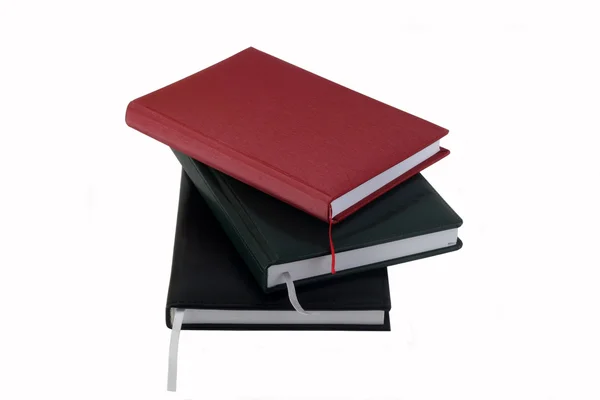 Notebooks op een witte achtergrond — Stockfoto
